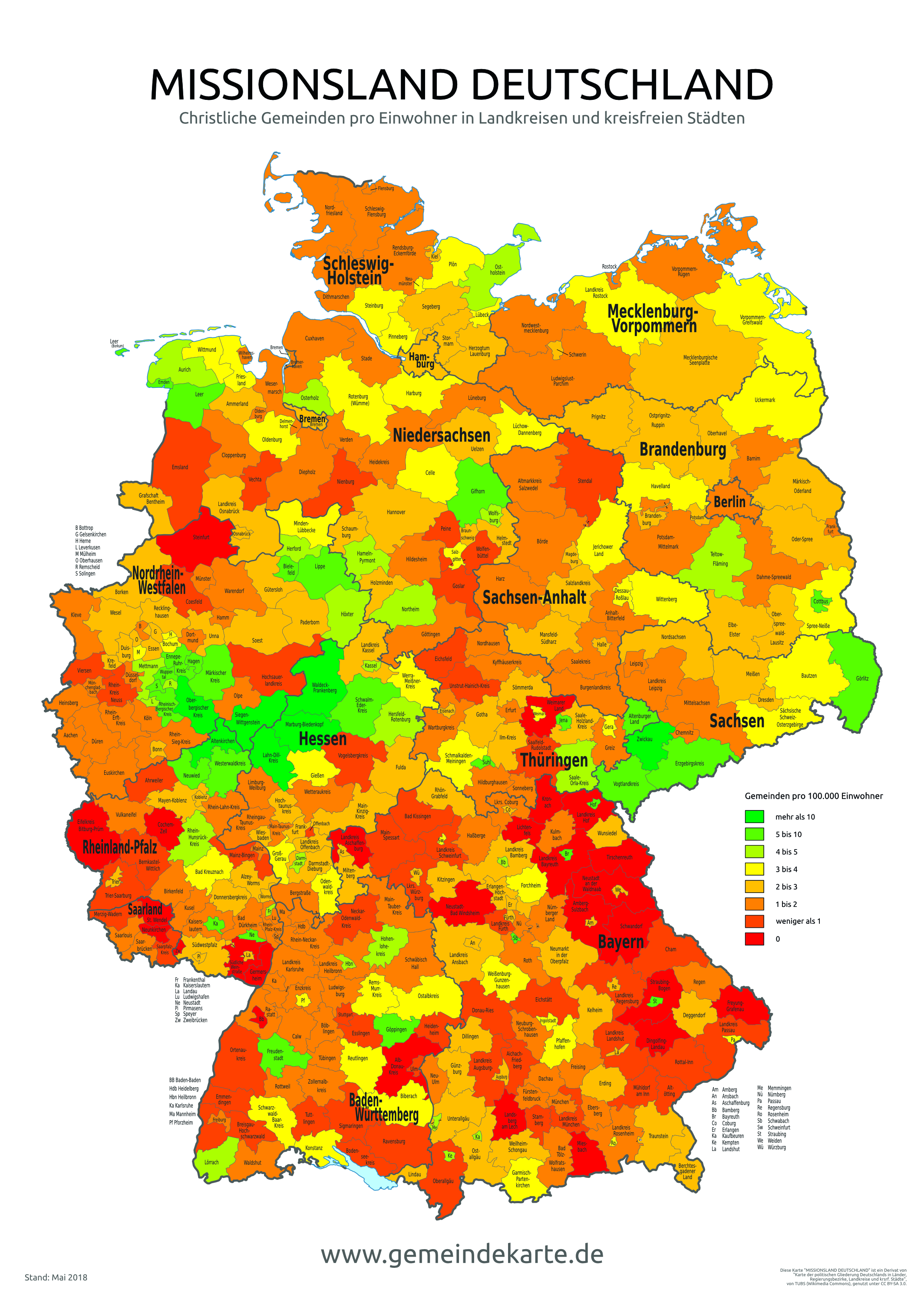 EINWOHNERKARTE